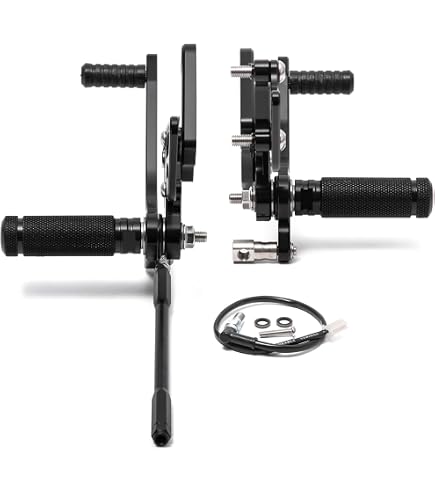 Amazon.com: CNC ZX7R 91-03 Motorcycle Adjustable Rearsets Foot